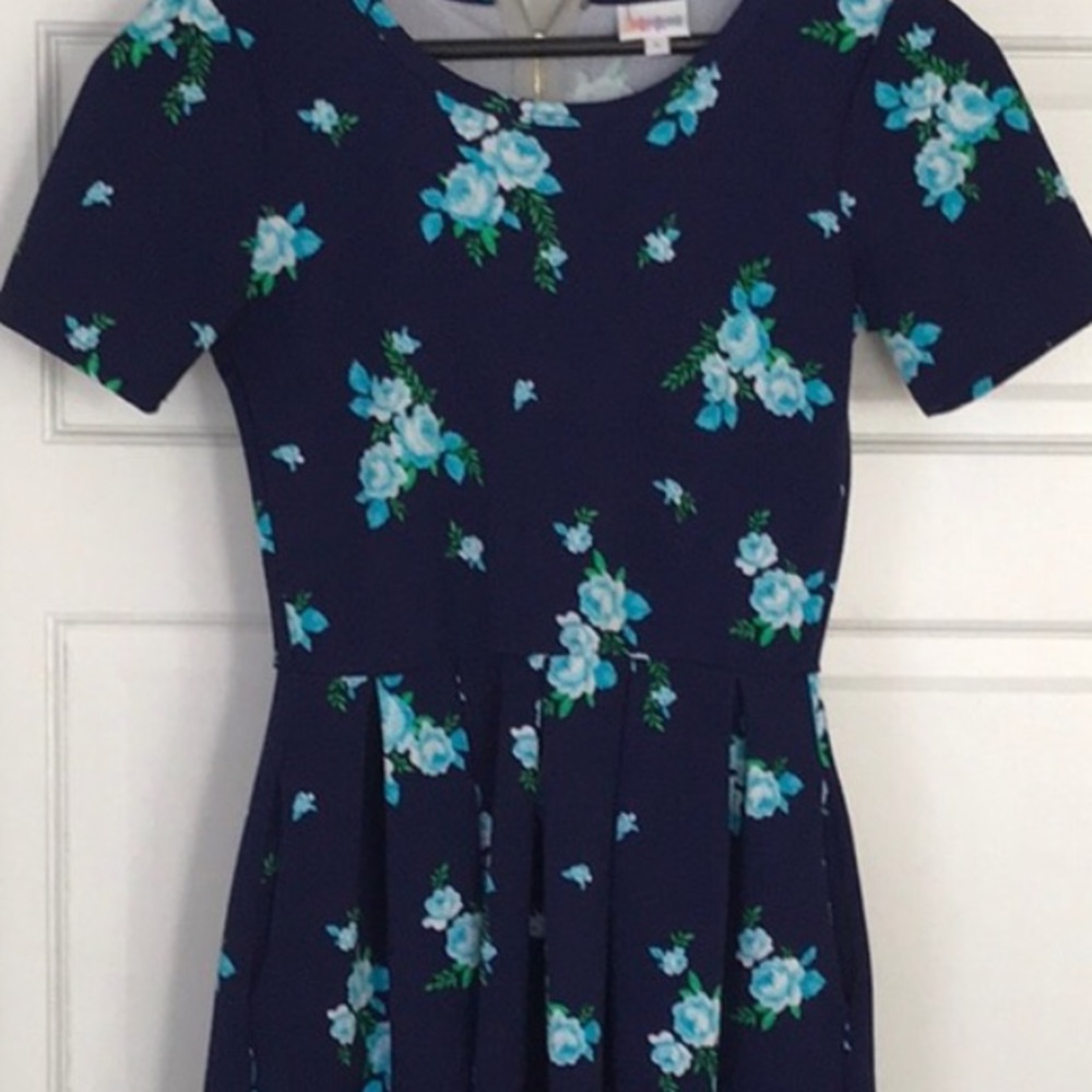 ISO LLR blue floral Amelia